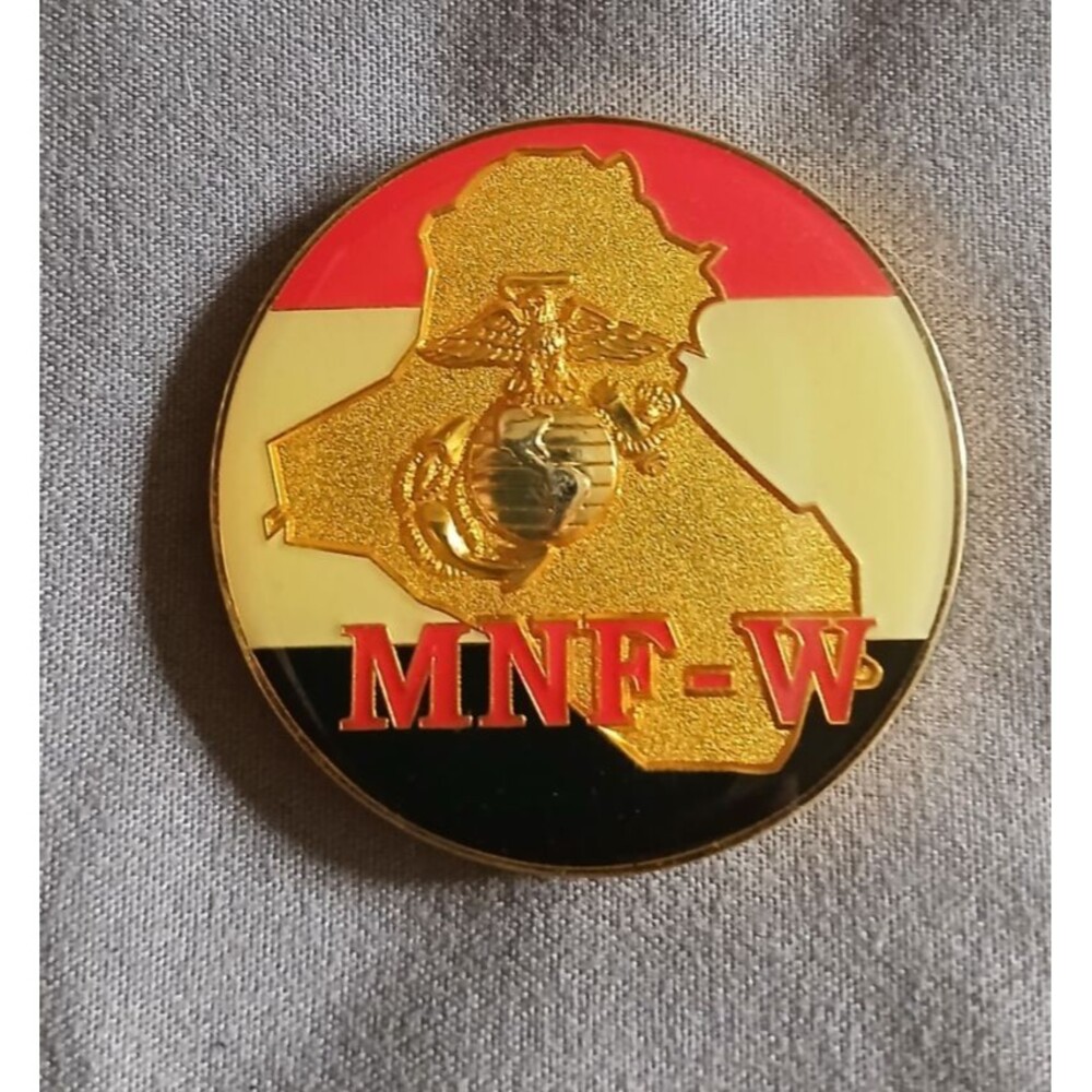 usmc mnf-w iraq g-boss ground based operational surveillance challenge coin